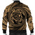 Hawaiian Kanaka Honu Hibiscus Tornando Polynesian Gold Bomber Jacket - AH - Polynesian Pride