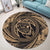 Hawaiian Kanaka Honu Hibiscus Tornando Polynesian Gold Round Carpet - AH - Polynesian Pride