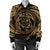 Hawaiian Kanaka Honu Hibiscus Tornando Polynesian Gold Bomber Jacket - AH - Polynesian Pride