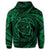 Hawaiian Kanaka Honu Hibiscus Tornando Polynesian Green Hoodie - Polynesian Pride