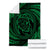 Hawaiian Kanaka Honu Hibiscus Tornando Polynesian Green Premium Blankets - AH - Polynesian Pride