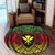 Hawaiian Kanaka Maoli Center Polynesian Round Carpet - AH - Polynesian Pride