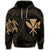 Hawaiian Kanaka Turtle Polynesian Hoodie Gold - Polynesian Pride