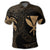 Hawaiian Kanaka Turtle Polynesian Polo Shirt Gold - Polynesian Pride