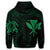 Hawaiian Kanaka Turtle Polynesian Hoodie Green - Polynesian Pride