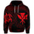 Hawaiian Kanaka Turtle Polynesian Hoodie Red - Polynesian Pride