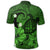 Hawaiian Map Big Turtle Hibiscus Plumeria Tribal Polynesian Polo Shirt Green - Polynesian Pride