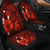 Hawaiian Map Big Turtle Hibiscus Plumeria Tribal Polynesian Car Seat Covers - Red - AH - Polynesian Pride