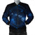 Hawaiian Map Galaxy Zodiac Dolphin Polynesian Bomber Jacket - AH Black Unisex - Polynesian Pride