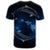 Hawaiian Map Galaxy Zodiac Dolphin White Polynesian T Shirt - Polynesian Pride