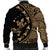 Hawaiian Map Gecko Tattoo Kakau Polynesian Bomber Jacket Gold AH - Polynesian Pride