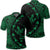 Hawaiian Map Gecko Tattoo Kakau Polynesian Polo Shirt Green Unisex Black - Polynesian Pride