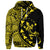 Custom Hawaiian Map Gecko Tattoo Kakau Polynesian Hoodie Yellow - Polynesian Pride