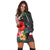 Hawaiian Map Hawaii Flag Hibiscus Polynesian Hoodie Dress AH - Polynesian Pride