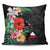 Hawaiian Map Hawaii Flag Hibiscus Polynesian Pillow Covers AH Pillow Covers Black - Polynesian Pride