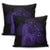 Hawaiian Map Heart Hula Girl Hibiscus Purple Polynesian Pillow Covers - AH - Polynesian Pride