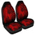 Hawaiian Map Heart Hula Girl Hibiscus Red Polynesian Car Seat Covers - AH Universal Fit Black - Polynesian Pride