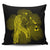 Hawaiian Map Heart Hula Girl Hibiscus Yellow Polynesian Pillow Covers - AH Pillow Covers Black - Polynesian Pride