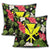 Hawaiian Map Heart Kanaka Hibiscus Polynesian Pillow Covers - AH - Polynesian Pride