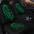 Hawaiian Map Heart Ribbon Cancer Hibiscus Green Polynesian Car Seat Covers - AH - Polynesian Pride