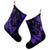 Hawaiian Map Hibiscus Turtle Fish Hook Polynesian Christmas Stocking Purple - AH - Polynesian Pride