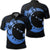 Hawaiian Map Hibiscus Turtle Polynesian Moon Polo Shirt Blue Unisex Black - Polynesian Pride