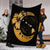 Hawaiian Map Hibiscus Turtle Polynesian Moon Premium Blankets Gold - AH - Polynesian Pride