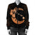 Hawaiian Map Hibiscus Turtle Polynesian Moon Bomber Jacket Orange - AH - Polynesian Pride