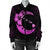 Hawaiian Map Hibiscus Turtle Polynesian Moon Bomber Jacket Pink - AH - Polynesian Pride