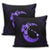 Hawaiian Map Hibiscus Turtle Polynesian Moon Pillow Covers Purple - AH - Polynesian Pride