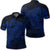 Hawaiian Map Hula Girl Hibiscus Kanaka Polynesian Polo Shirt Blue Unisex Black - Polynesian Pride