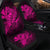 Hawaiian Map Hula Girl Hibiscus Kanaka Polynesian Car Seat Covers - Pink - AH - Polynesian Pride