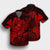 Hawaiian Map Hula Girl Hibiscus Kanaka Polynesian Hawaiian Shirt - Red - AH - Polynesian Pride