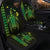 Hawaiian Map Kakau Turtle Polynesian Car Seat Covers - Green - AH - Polynesian Pride