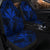 Hawaiian Map Kanaka Hibiscus Blue Polynesian Car Seat Covers - AH - Polynesian Pride