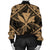 Hawaiian Map Kanaka Hibiscus Gold Polynesian Bomber Jacket - AH - Polynesian Pride