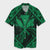 Hawaiian Map Kanaka Hibiscus Green Polynesian Hawaiian Shirt - AH Unisex Black - Polynesian Pride