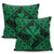 Hawaiian Map Kanaka Hibiscus Green Polynesian Pillow Covers - AH - Polynesian Pride