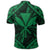 Hawaiian Map Kanaka Hibiscus Green Polynesian Polo Shirt - Polynesian Pride