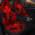 Hawaiian Map Kanaka Hibiscus Red Polynesian Car Seat Covers - AH - Polynesian Pride