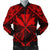 Hawaiian Map Kanaka Hibiscus Red Polynesian Bomber Jacket - AH Black Unisex - Polynesian Pride