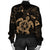 Hawaiian Map Kanaka Hibiscus Turtle Gold Polynesian Bomber Jacket - AH - Polynesian Pride