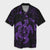 Hawaiian Map Kanaka Hibiscus Turtle Purple Polynesian Hawaiian Shirt - AH Unisex Black - Polynesian Pride