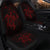 Hawaiian Map Kanaka Hibiscus Turtle Red Polynesian Car Seat Covers - AH - Polynesian Pride