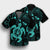 Hawaiian Map Kanaka Hibiscus Turtle Turquoise Polynesian Hawaiian Shirt - AH - Polynesian Pride