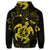 Hawaiian Map Kanaka Hibiscus Turtle Yellow Polynesian Hoodie - Polynesian Pride