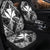 Hawaiian Map Kanaka Hibiscus White Polynesian Car Seat Covers - AH - Polynesian Pride