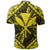 Hawaiian Map Kanaka Hibiscus Yellow Polynesian Polo Shirt - Polynesian Pride