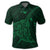 Hawaiian Map Kanaka Manta Ray Polynesian Polo Shirt Green - Polynesian Pride