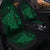 Hawaiian Map Kanaka Manta Ray Polynesian Car Seat Covers Green - AH - Polynesian Pride